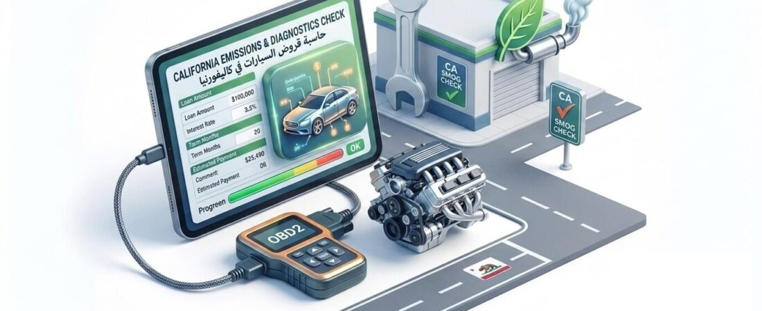 دليل صيانة السيارات في كاليفورنيا 2026: شروط فحص الـ Smog Check 🔧