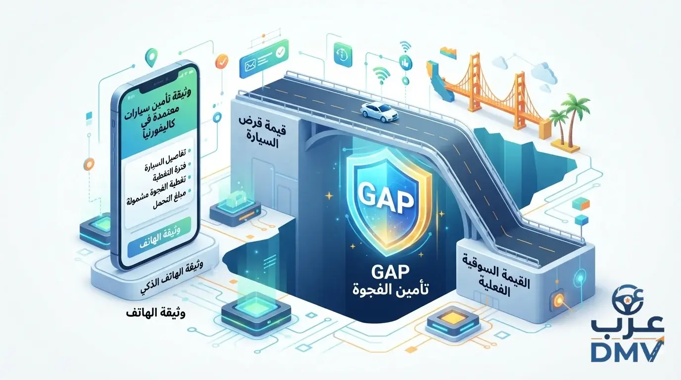 ما هو تأمين الجاب (GAP Insurance) في كاليفورنيا؟ وهل تحتاجه 2026