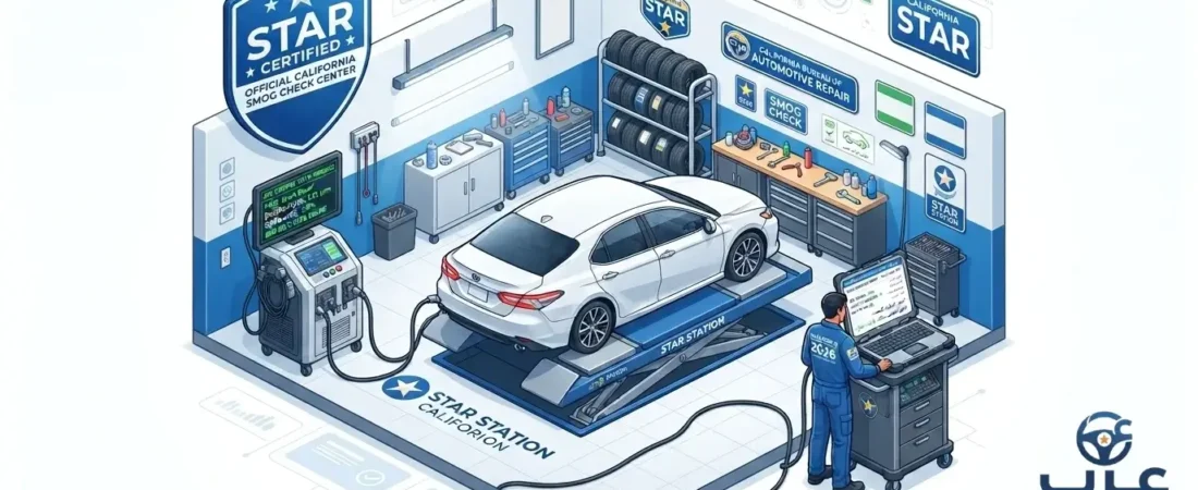 محطات الفحص الفني الرسمية والمراكز المعتمدة STAR Stations بكاليفورنيا 2026